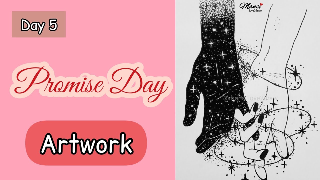 Promise Day Drawing | Valentine Special - YouTube
