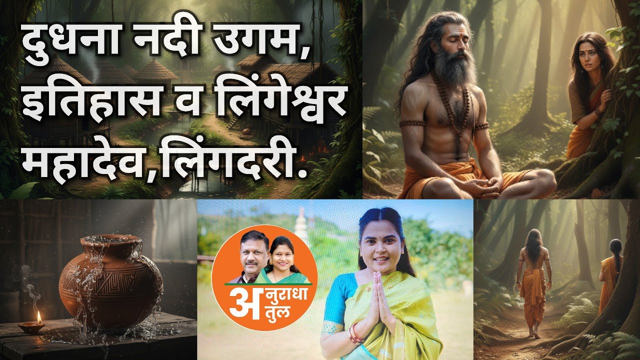 भाग 6 - दुधना नदीचा उगम व आख्ख्यायिका.लिंगेश्वर महादेव मंदिर,लिंगदरी.