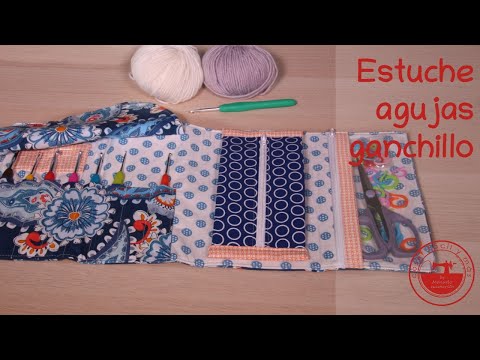 Estuche para agujas de ganchillo o crochet