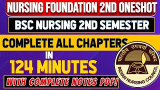 Complete Nursing Foundation Part II |BSc Nursing 2nd Semester |Oneshot|INC syllabus|ABVMU|Fast track