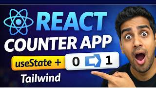 React Counter App using useState &amp; Tailwind CSS | Beginner Mini Project #itmodem #counterapp