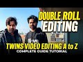 Double Role video editing A to Z | Make Twins characters in one video😍