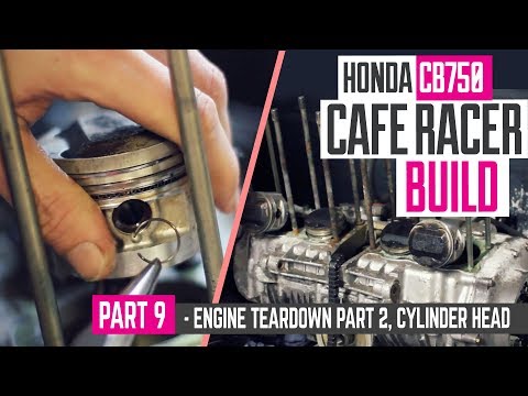 Our journey into the Honda CB750 Cafe racer engine goes further and deeper, today we'll be removing the cylinder head & pistons in preparation to changing ...