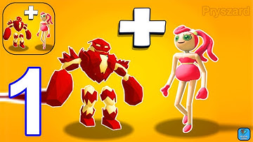 Merge Battle: Superhero Fight - Gameplay Walkthrough Part 1 Levels 1-17 (iOS,Android)