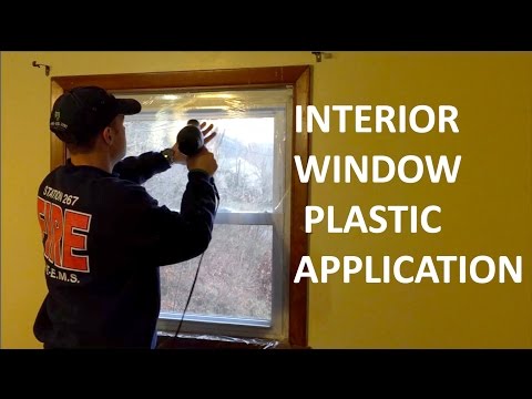 interior-window-insulating-plastic-application---keep-your-blinds-functional!