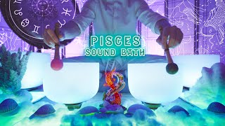 ♓️ Pisces Sound Bath 🐟 Astrology meditation music 🌊 Water Sign