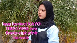 lagu kerinci KAYO TIBAYANG (cover) voc Sasta cipt afnir honoris