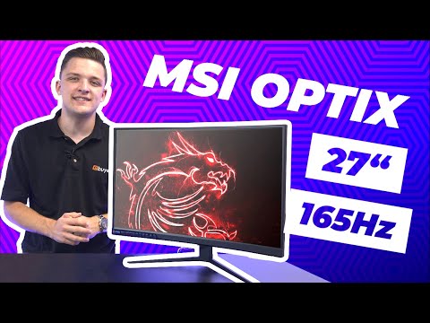 1440p AND 165Hz gaming monitor! - MSI Optix G27CQ4 unboxing