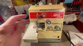 ELNA LOCK PRO SERGER 3 - MADE IN JAPAN WITH PRECISION METAL DRIVE PARTS (video 618)video list @ 601