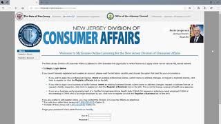 How to Register Online to the NJ Board of Nursing MyLicense Website as a Certified Home Health Aide screenshot 4
