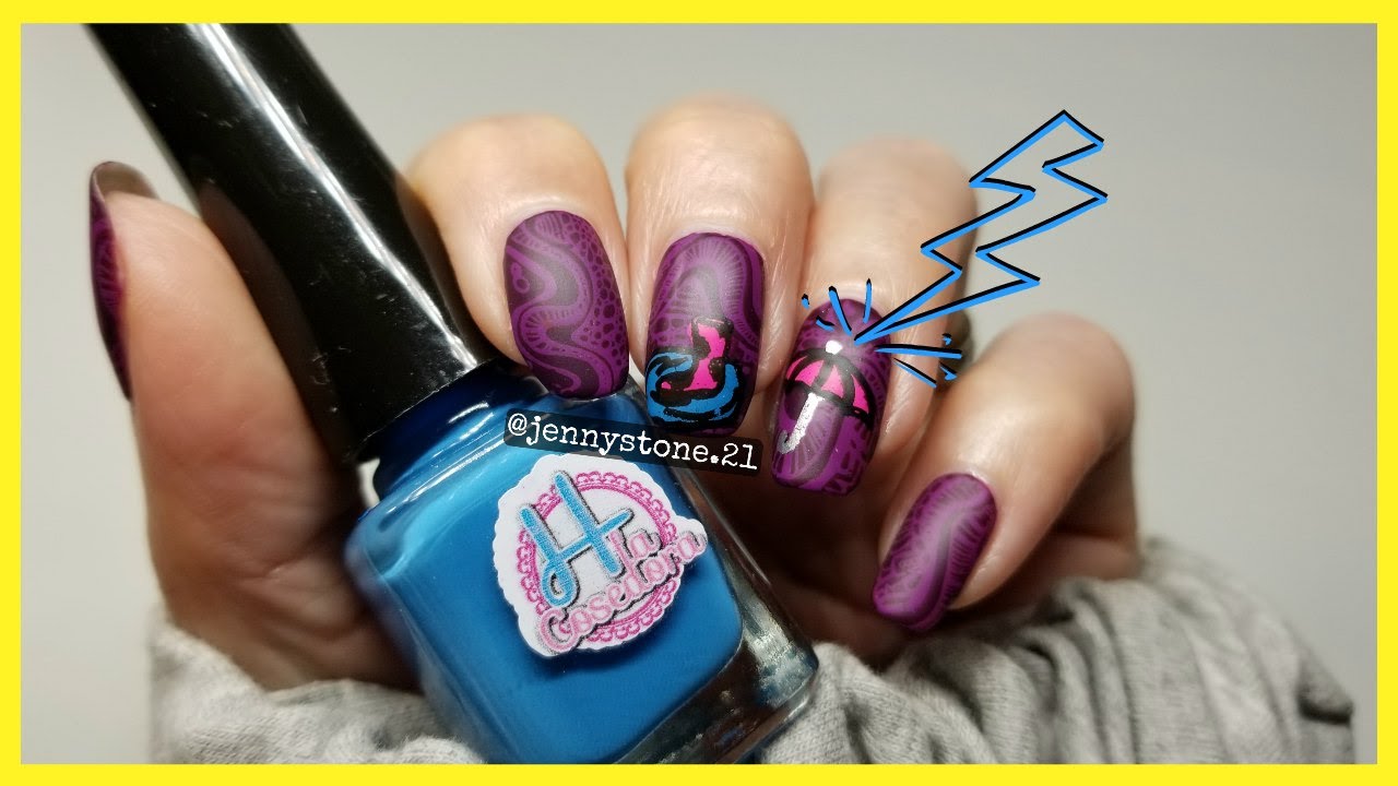 Umbrella Nail Art Tutorial ft. H la Cosedora || Jenny Stone