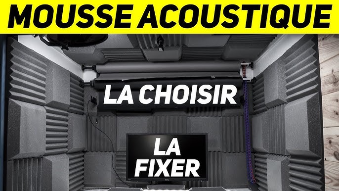 Home Studio: Installer sa MOUSSE ACOUSTIQUE (UNBOXING) 