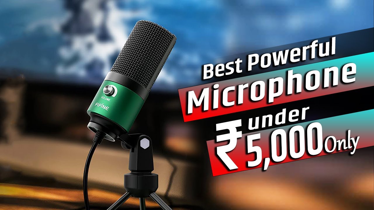 best microphones for youtube under 5000 