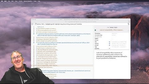 Tinderbox Lesson - Annotating with Highlights App DEVONThink Zotero and TBX