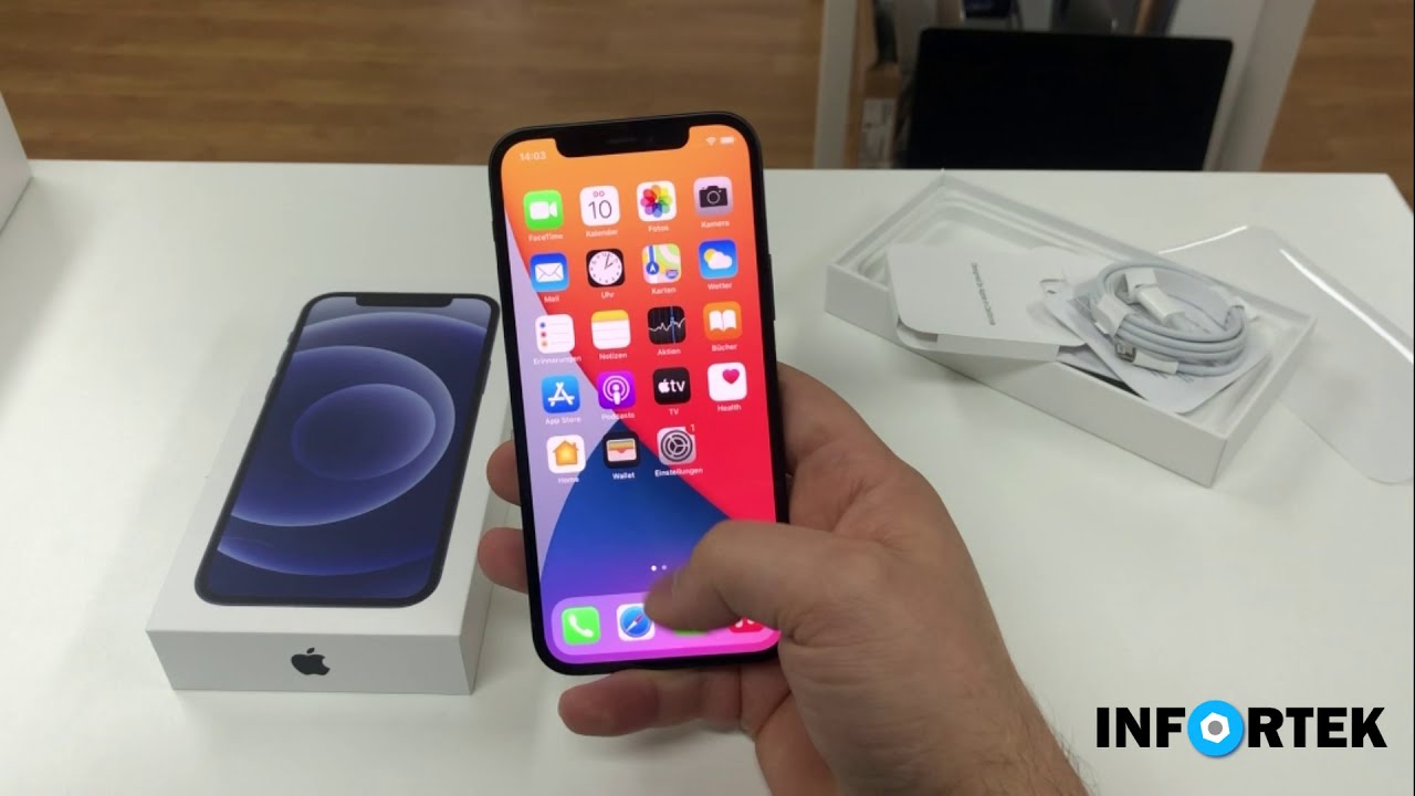 iPhone 12 Black A2403 Unboxing and Hands-On - YouTube