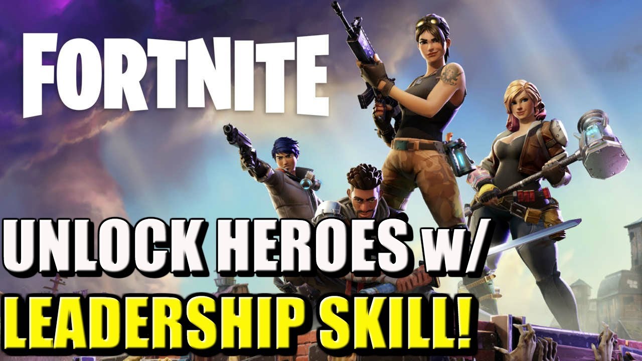How to give leadership skill in fortnite
