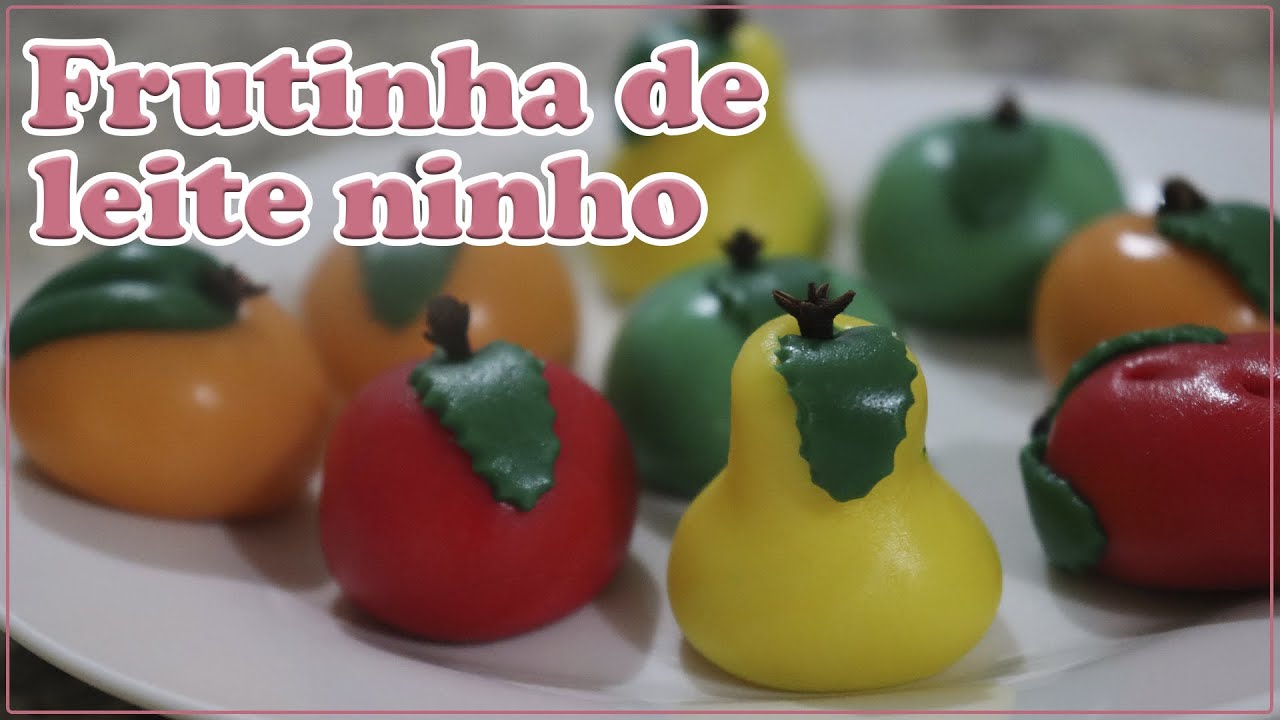 Como fazer frutinha de leite ninho - YouTube