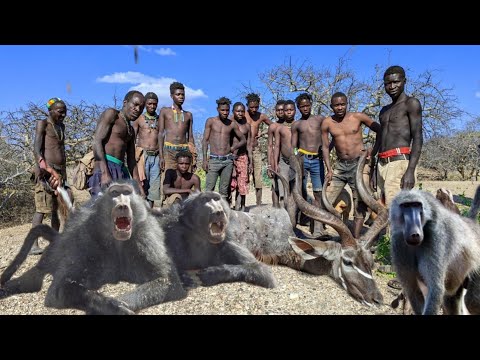 BABOON HUNT with the Hadzabe Tribe