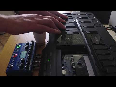 Ambient Music for Relaxation - Yamaha MT100 Cassette Multitrack, Mooer Ocean Machine