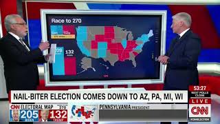 CNN's 2020 Election Night Coverage - 12am to 5am [No Commercials]