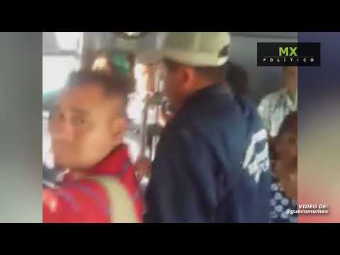 Graban a hombre que acosaba a una mujer en Morelos