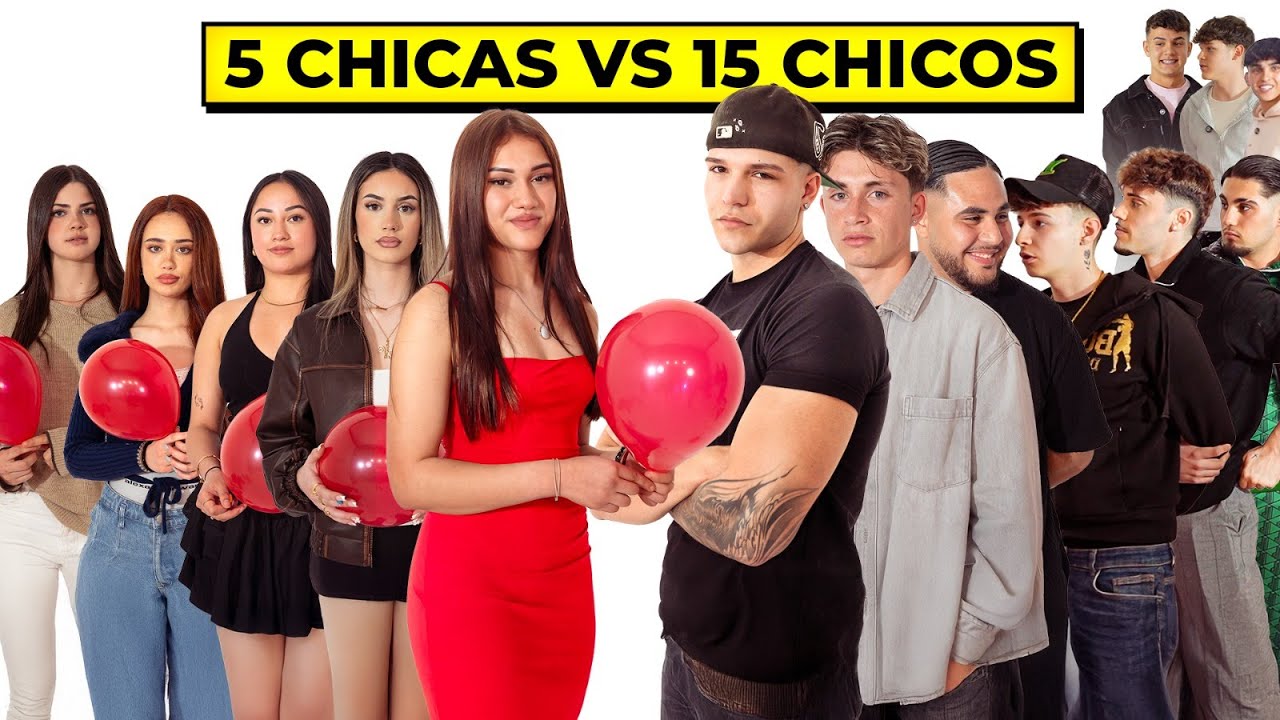 5 CHICAS VS 15 CHICOS: ESCOGE TU CHICO IDEAL | GLOBO CALIENTE