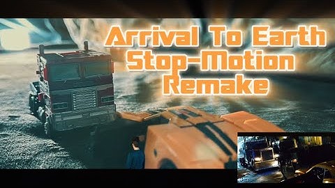 Transformers Stop-Motion Arrival To Earth Scene Remake
