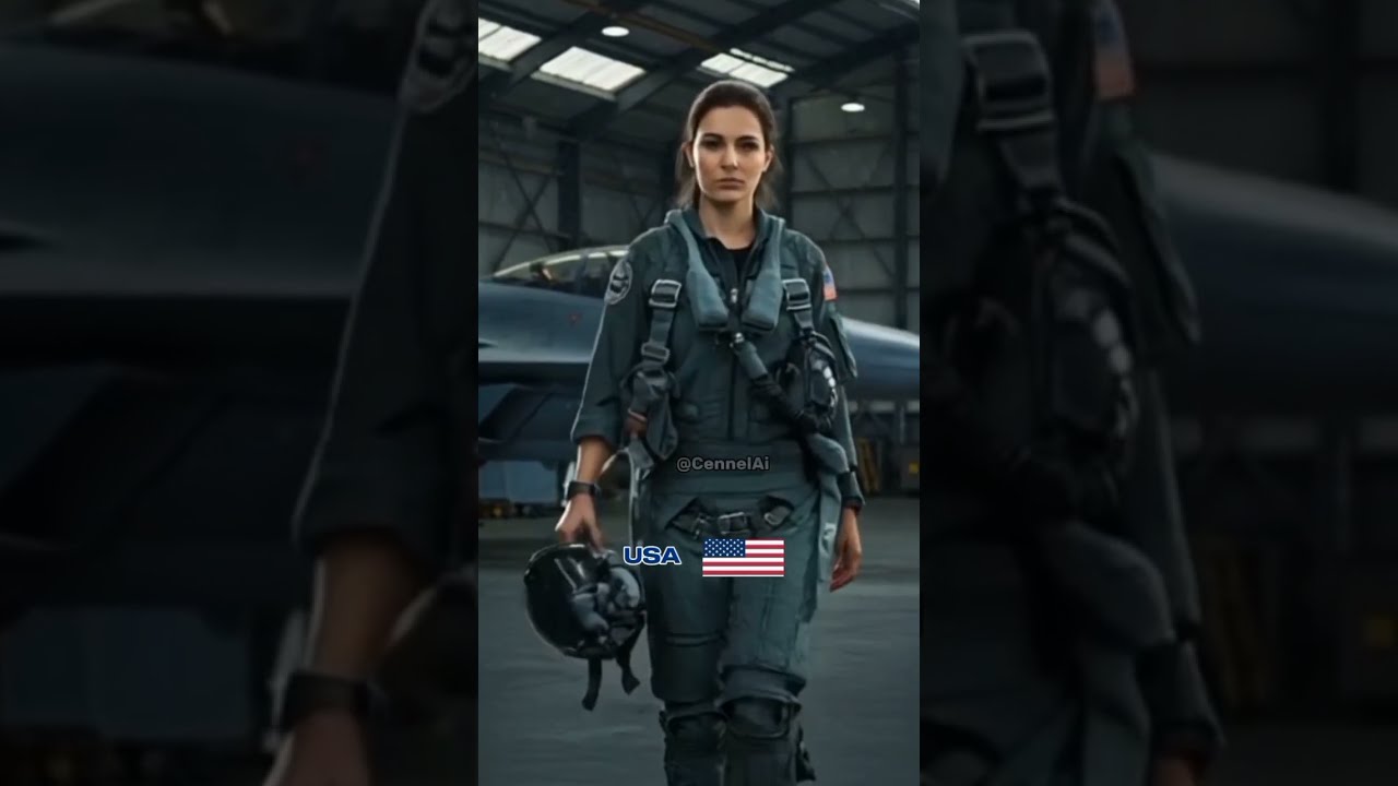 Wow Pilot Pesawat Tempur Wanita Cantik Shorts Videoshorts Women Beautiful Ai