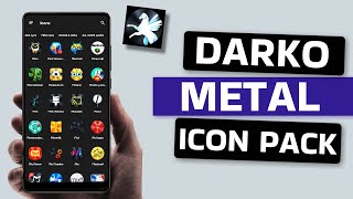 Best Darko Metal Icon Pack App for Android screenshot 1