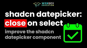 Shadcn datepicker - add "close on date select" functionality