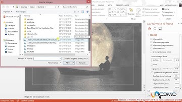 Cómo poner una imagen de fondo en PowerPoint 2013