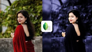 Snapseed Dark Navy Blue Tone Photo Editing | How to Edit Dark Navy Blue Tone In Snapseed screenshot 4