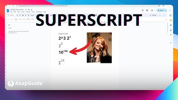 How to Add Exponents in Google Docs