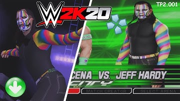 WWE 2K20 Android/PPSSPP - TP2.001 - Jeff Hardy 2K20 Textures for v2.0