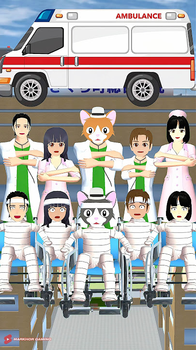 Sakura Family Diselamatkan Dokter! 🏥 #sakuraschoolsimulator #shorts #dokter #yutamio #viral #sakura