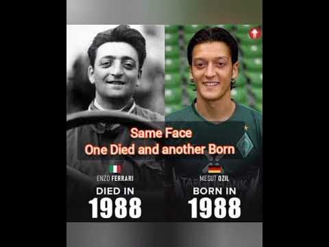 Enzo Ferrari died the same year that his look-alike, Mesut Ozil, was born.