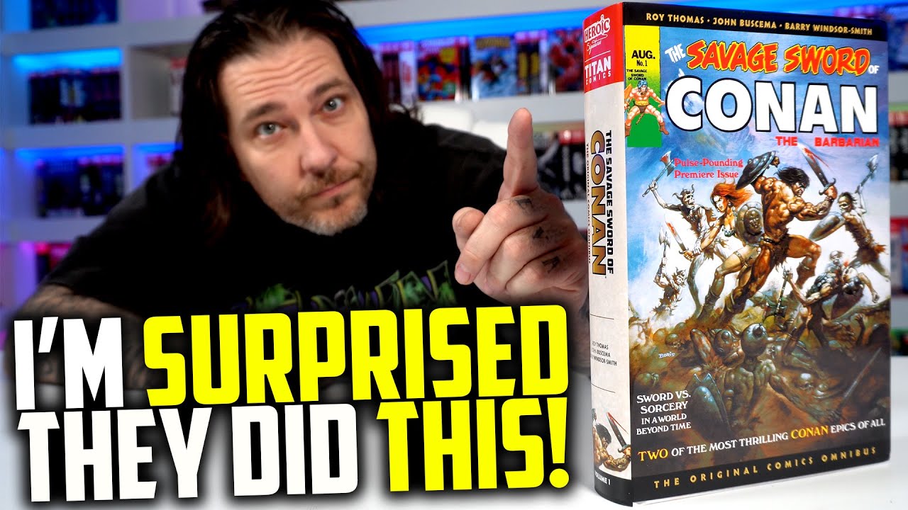 The Savage Sword of CONAN Omnibus from TITAN COMICS - YouTube