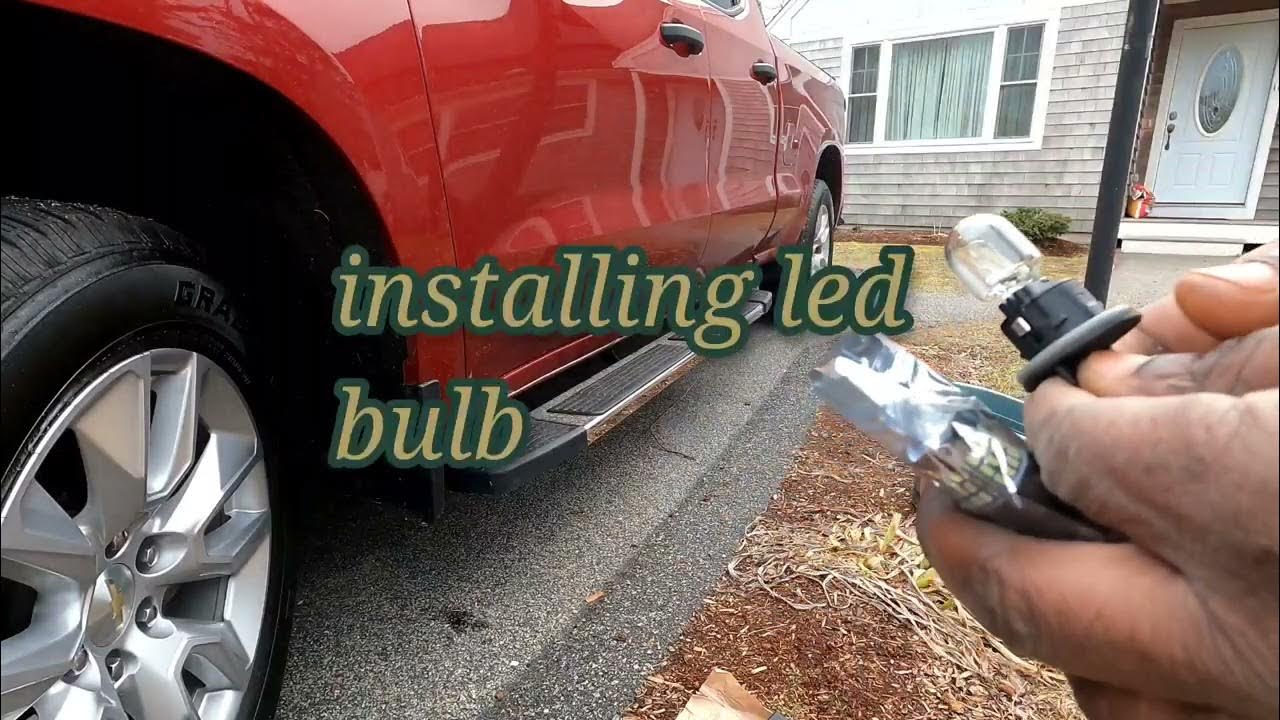 how install led turn signals and parking lights on 2020 chevy silverado