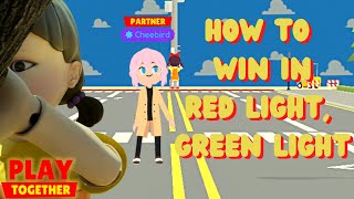 HOW TO WIN IN RED LIGHT, GREEN LIGHT MINI GAME (SQUID GAME) I PLAY TOGETHER GAME screenshot 4