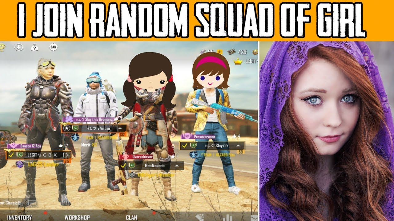 I Join Random Squad of Pakistani Girl in Pubg Mobile DarkStar Gaming