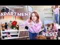 Apartment reset deep clean decluttering  organizing my 2 bedroom 2 bath apartment