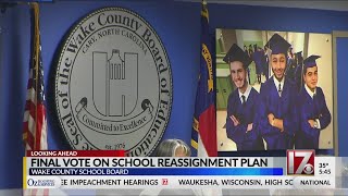 Final vote expected on Wake County reassignment plan on Tuesday