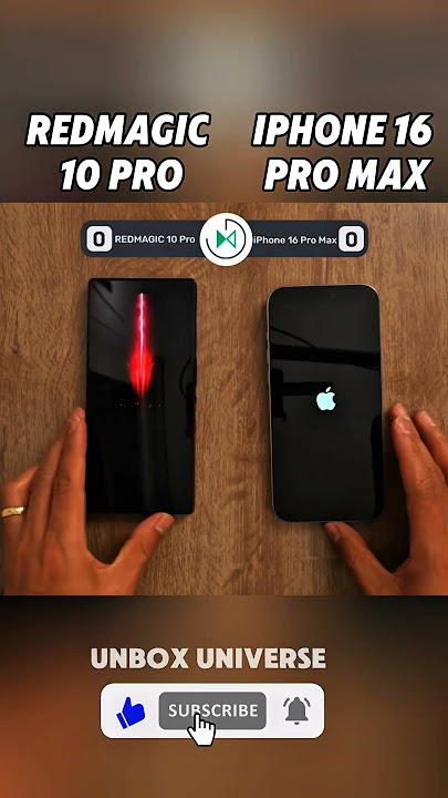 😤REDMAGIC 10 PRO VS IPHONE 16 PRO MAX SPEED TEST?⚡💯