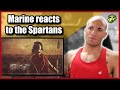 US Marine reacts to the Spartans