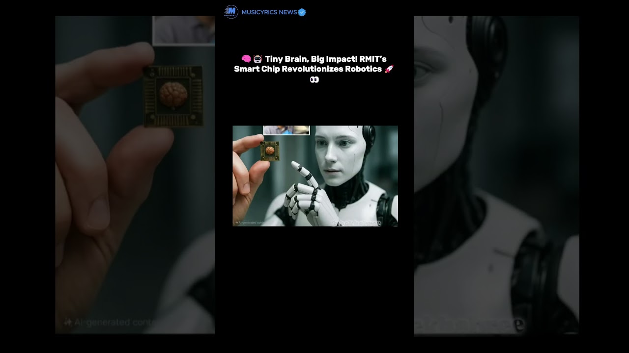 🧠🤖 Tiny Brain, Big Impact! RMIT’s Smart Chip Revolutionizes Robotics 🚀👀 