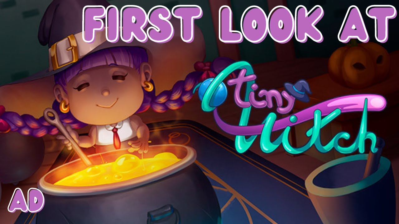 Running my own WITCHY store in Tiny Witch 🔮🌙🕯️ Cosy first look! 🦇