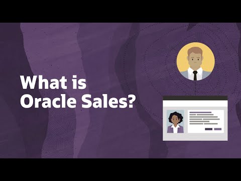Oracle Sales Demo: Sales Automation and CRM Software