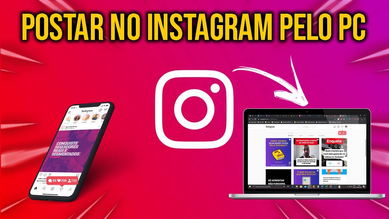 Como Postar No Instagram Pelo Pc gratuito E R pido Youtube Free Hot