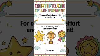 Kids Reward Chart ⭐ Fun Way to Build Good Habits in Children!