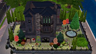 HUNTED GOTHIC CASTLE || THE SIMS MOBILE 2021 || HOUSE TOUR || NEW PACKS/TH ITEMS || SPEED BUILD # 12 screenshot 4